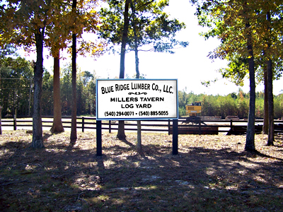 Miller's Tavern Log Yard